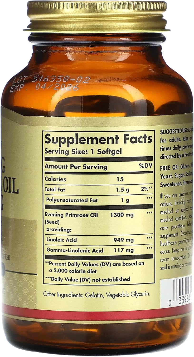 Solgar Evening Primrose Oil 1300Mg Softgel 60S