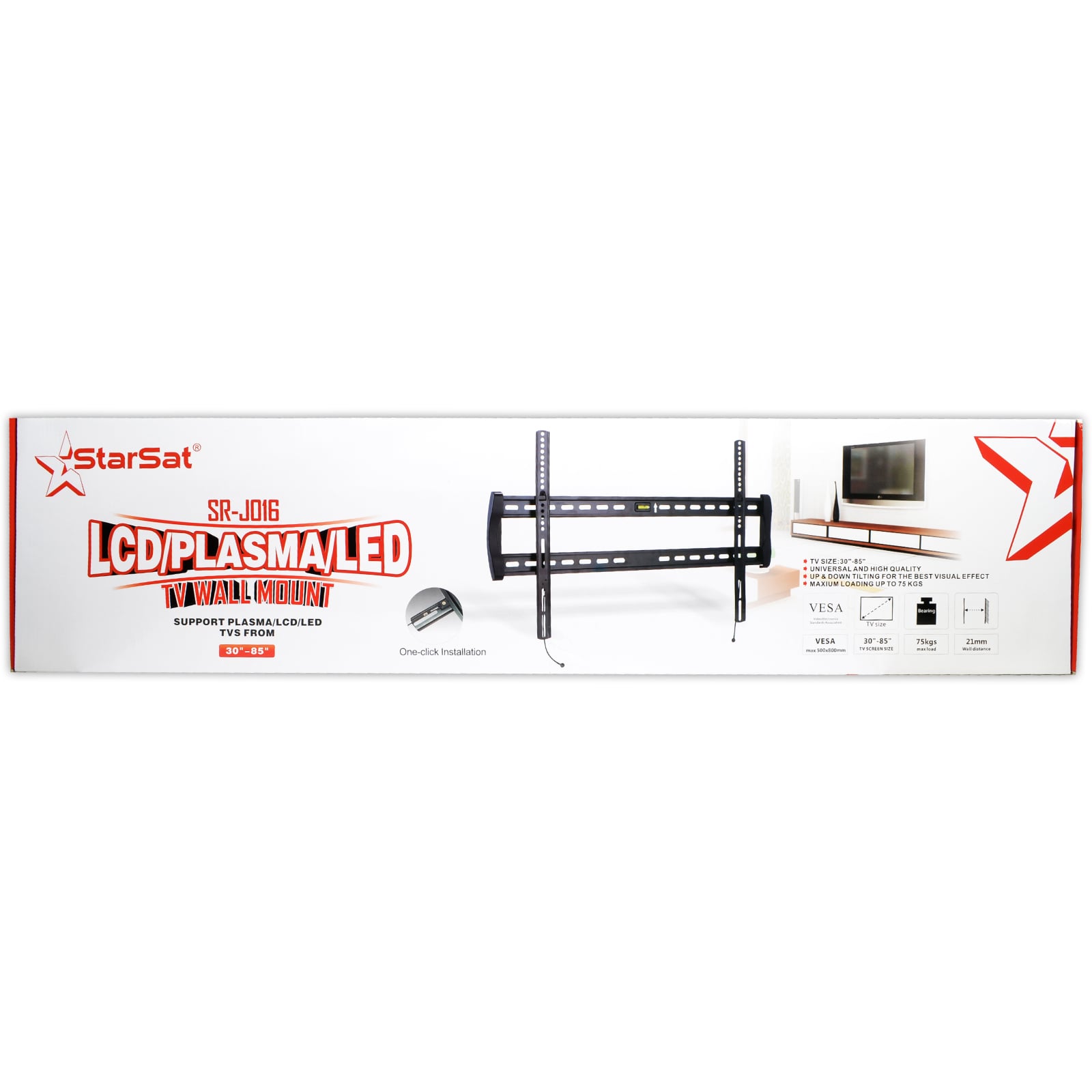 StarSat-J016 Universal LCD, Plasma, LED TV Wall mount 30" - 85" TV