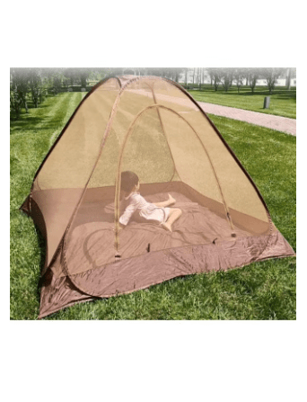 Camping Picnic Tent Outdoor Breathable Encrypted Mesh Mosquito Net Indoor Double Fully Automatic Quick Opening Ventilation Mosquito Net for Fishing Hiking Travel for 2-3 Persons Size: 200*200*135cm