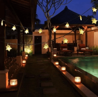 USB LED Star Light For Decoration String Twinkle Garlands 3m
