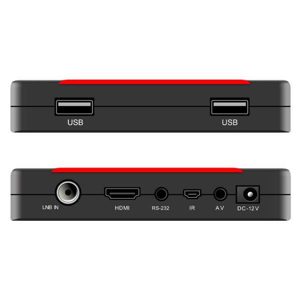 StarSat SR-6030HD Full HD1080، 2xUSB، HDMI، 6000 قناة، EPG، MPEG4، Blind Scan، PVR، DVBS2، دعم WiFi (جهاز WiFi غير متضمن)