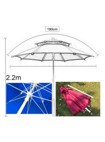 Umbrella Round Garden Parasol for Outdoor Patio Spaces Garden Balcony and Patio Patio Parasol
