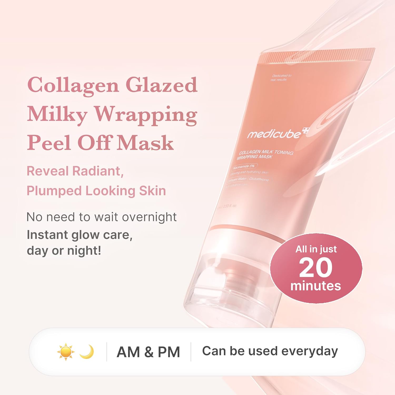 Collagen Glazed Milky Glow Daytime Wrapping Mask