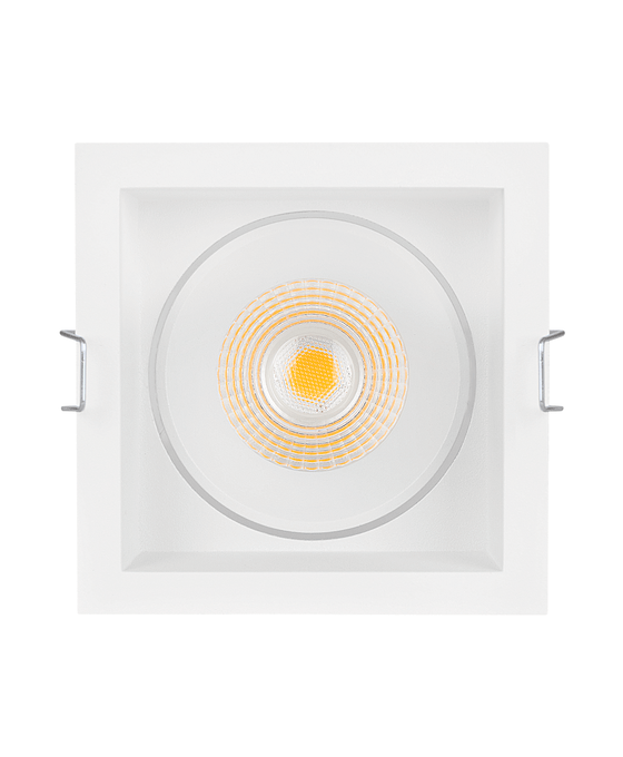 Ledvance 8W LED Spot Square Darklight Adjustable 3000K Recessed Spotlight
