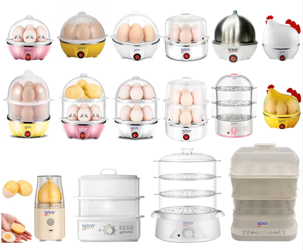 Egg Cooker,Multifunctional Egg Boiler Electric, Egg Steamer Maker,