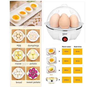 Egg Cooker,Multifunctional Egg Boiler Electric, Egg Steamer Maker,