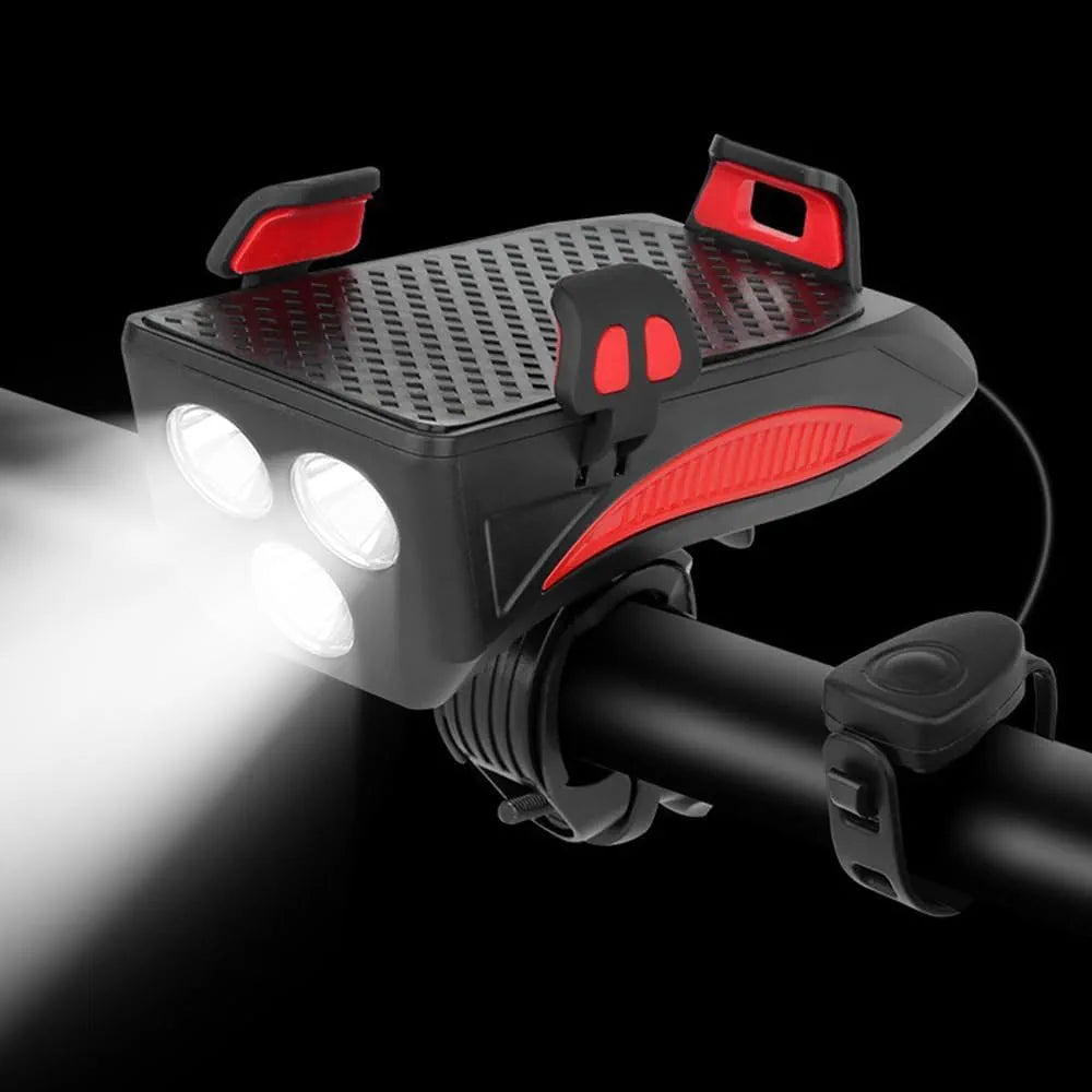 Bike Head Light Multifunctional Cycling Head Lamp Rechargeable Cycle Headlamp for Night Riding