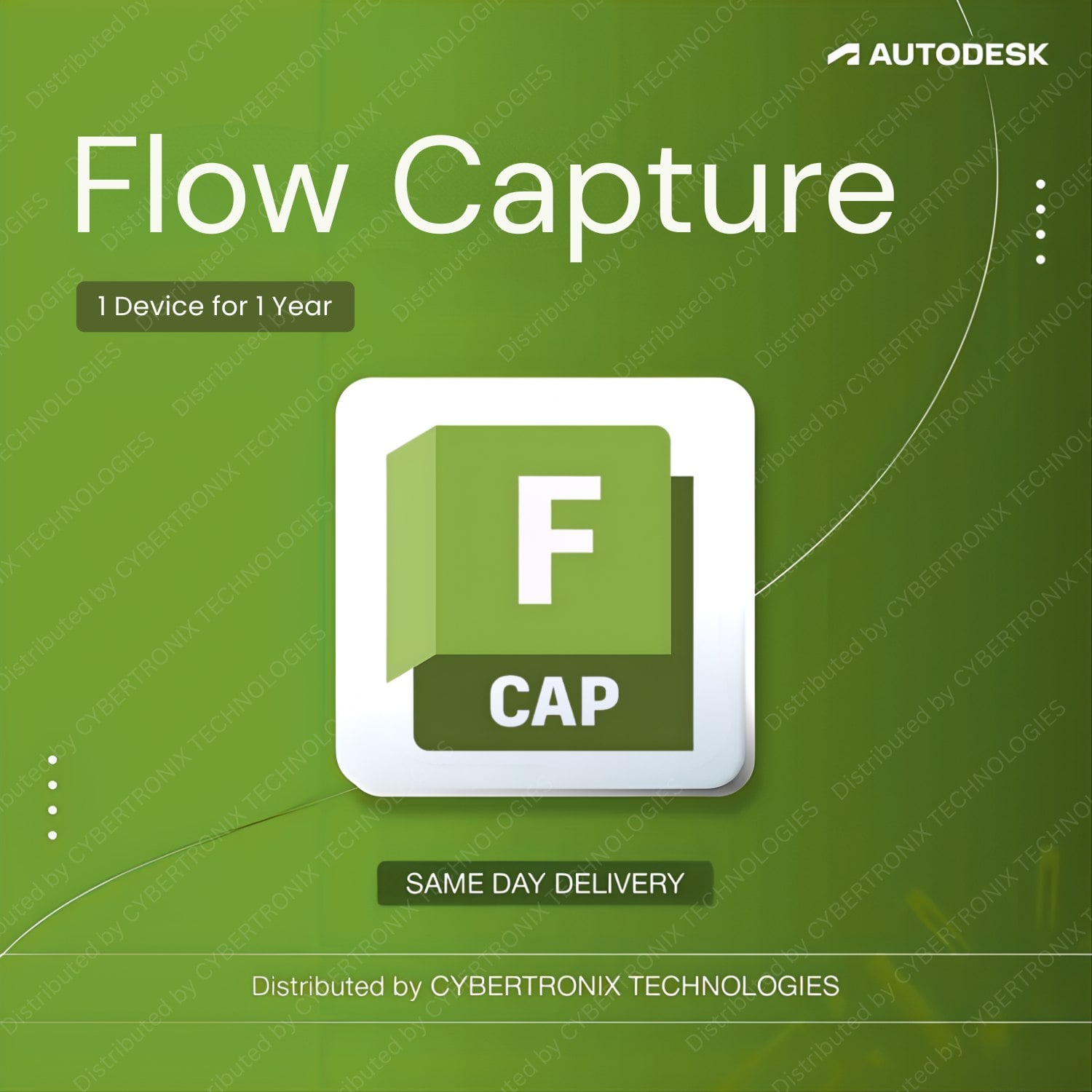 Autodesk Flow Capture | 1 Device for 1 Year | Digital License | SAME DAY DELIVERY