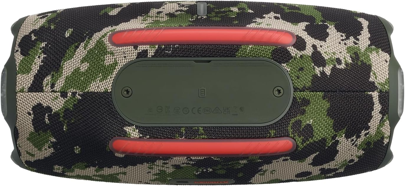 JBL Xtreme 4 Bluetooth Speaker Bundle with Shoulder Strap and Additional Battery 400 (Camo)