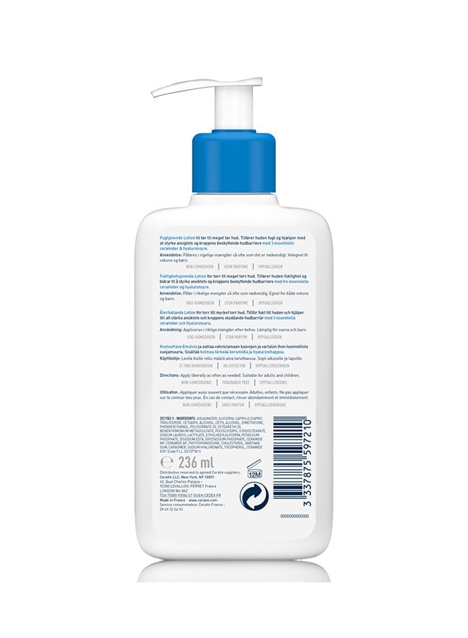 Moisturizing Lotion For Dry To Very Dry Skin With Hyaluronic Acid 236ml