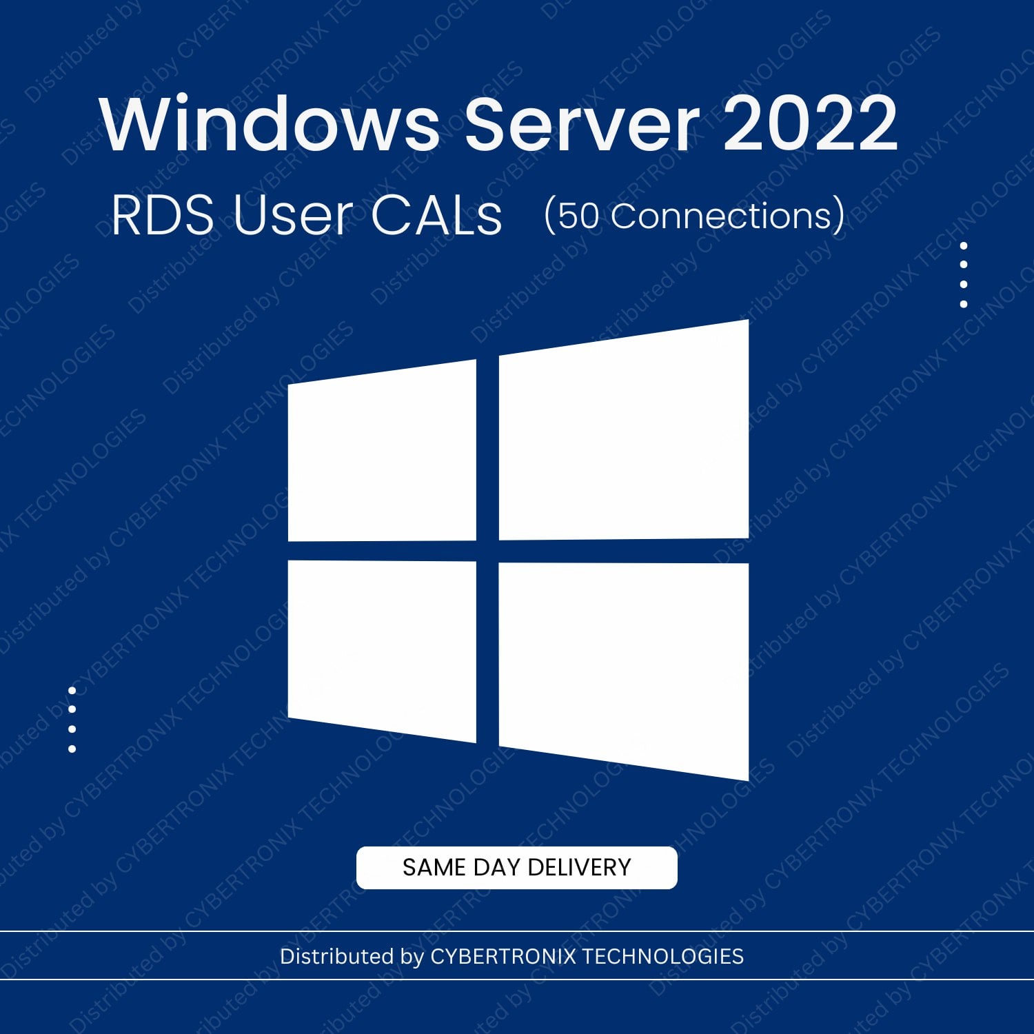 Microsoft Windows Server 2022 RDS User CALs | 50 Connections Lifetime | Digital License | SAME DAY DELIVERY