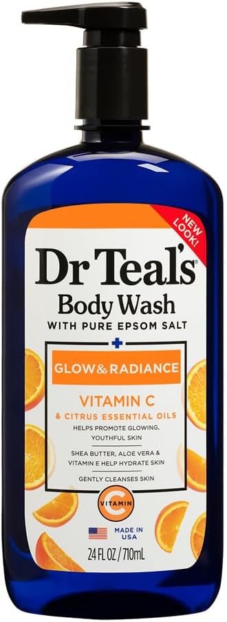 Dr Teals Epsom Salt Body Wash - Vitamin C & Citrus Oils 710 Ml