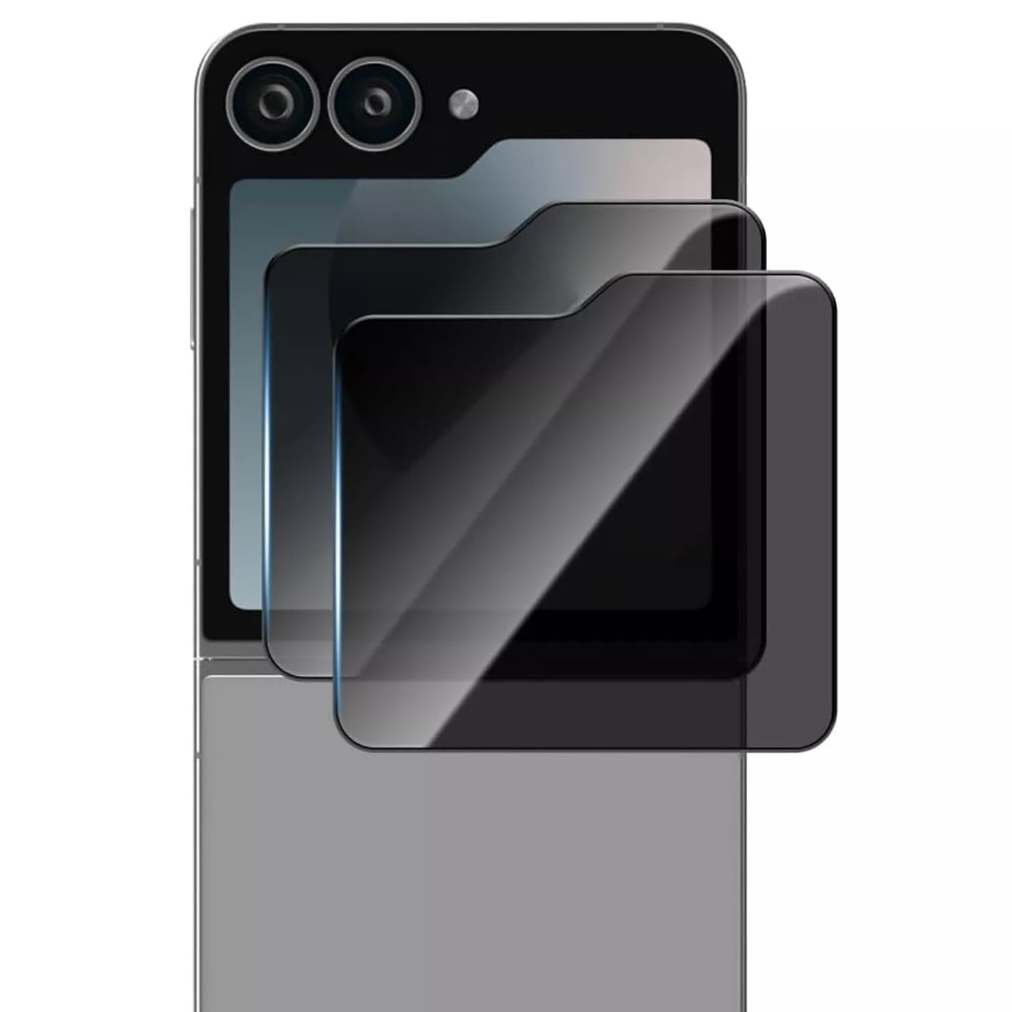 PROTECT Privacy Tempered Glass for Samsung Galaxy Z Flip 7 Anti-Spy 9H Screen Protector, Case Friendly, Smudge Resistant, Full Coverage