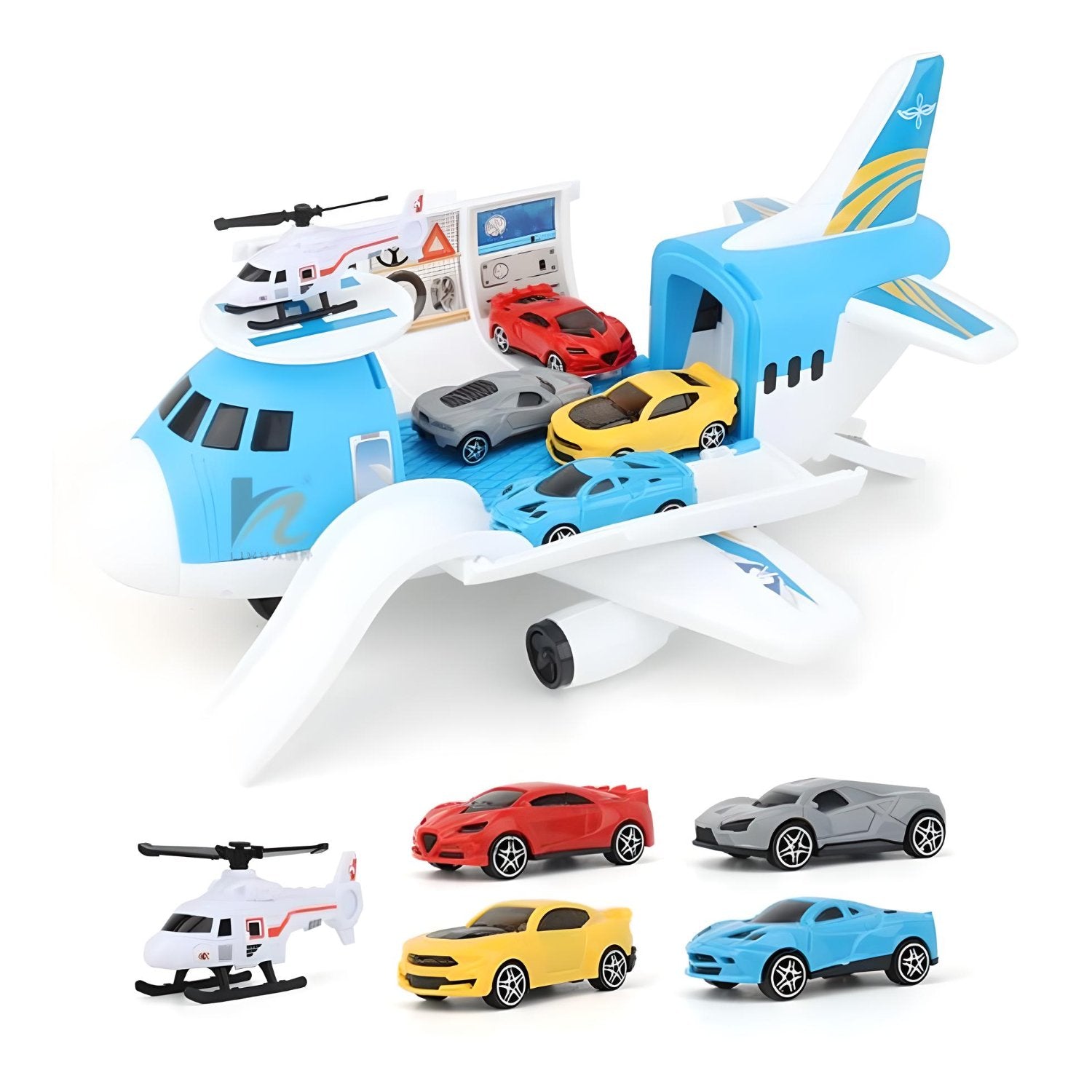 Airplane Cargo Transport Toy - Educational Play Set for Kids