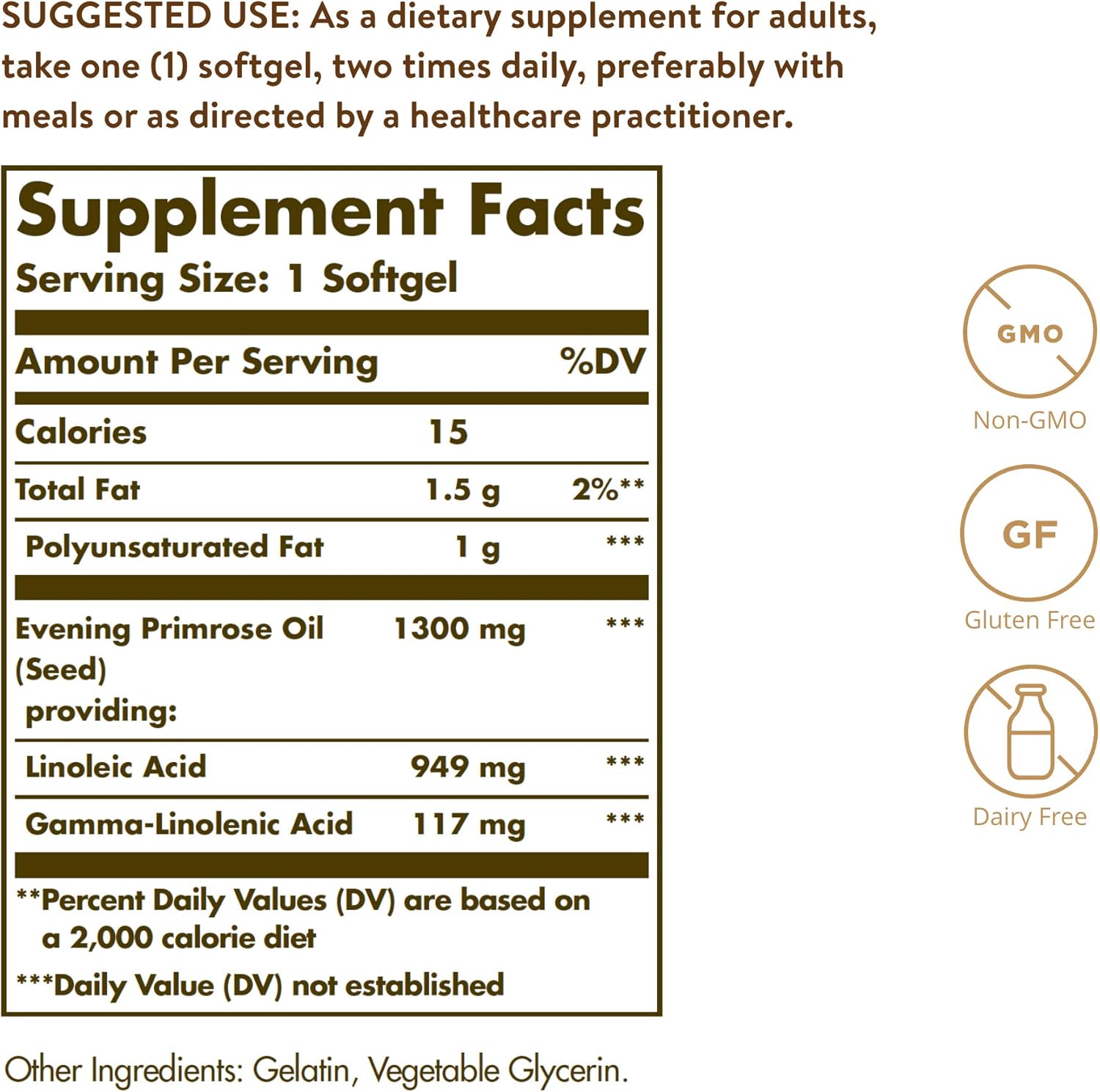 Solgar Evening Primrose Oil 1300Mg Softgel 60S