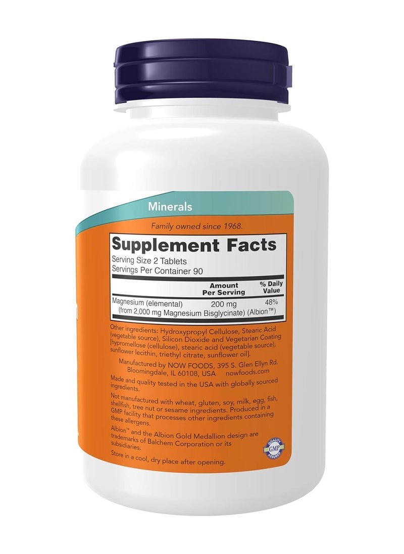 Magnesium Glycinate -180 Tablets