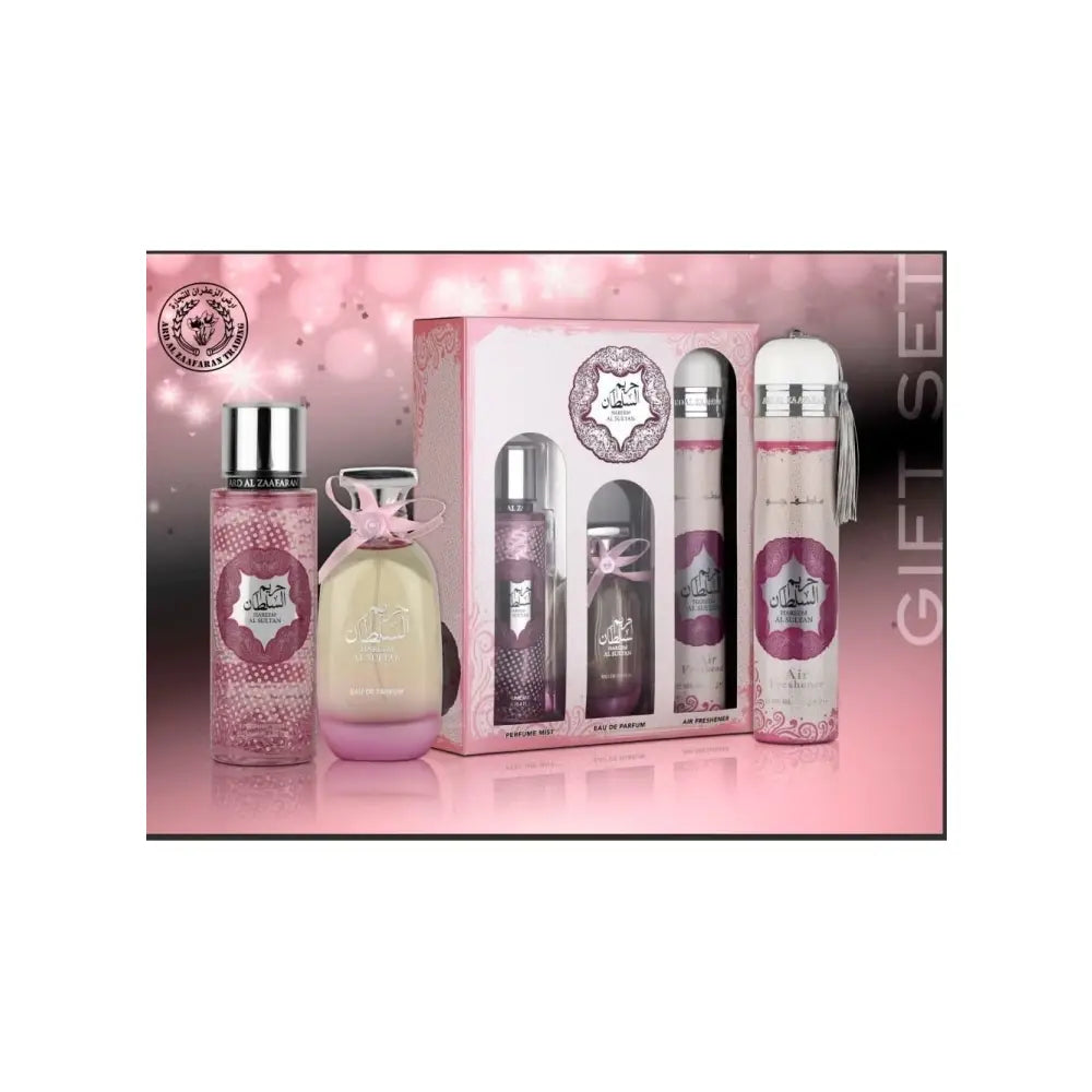 HAREEM AL SULTAN(GIFT SET) EDP 100ML+250ML BODY MIST+300ML AIR FRESHNER