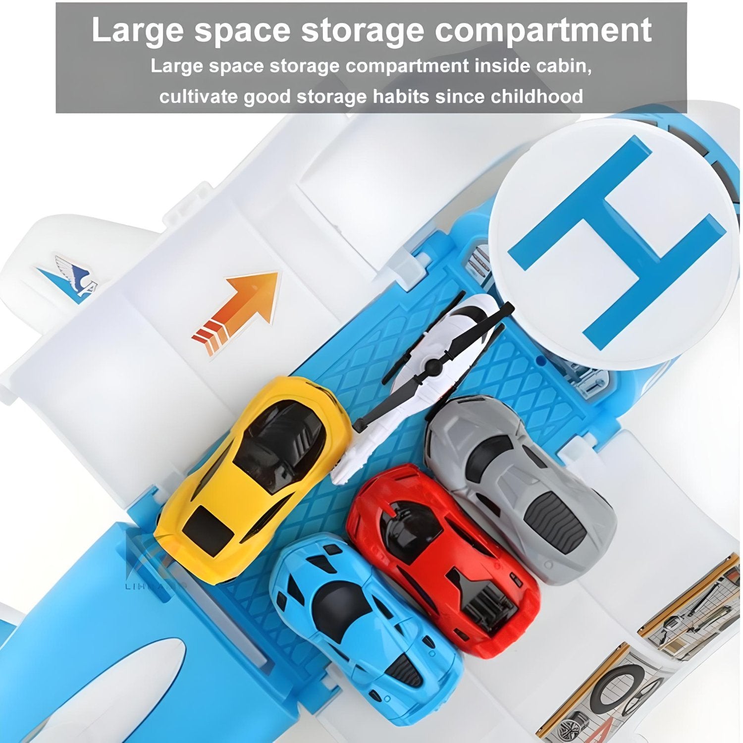 Airplane Cargo Transport Toy - Educational Play Set for Kids