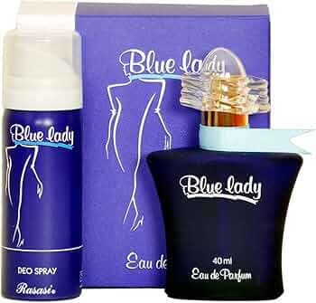 Blue Lady EDP Perfume, Free Deodorant Spray 40, 50ml