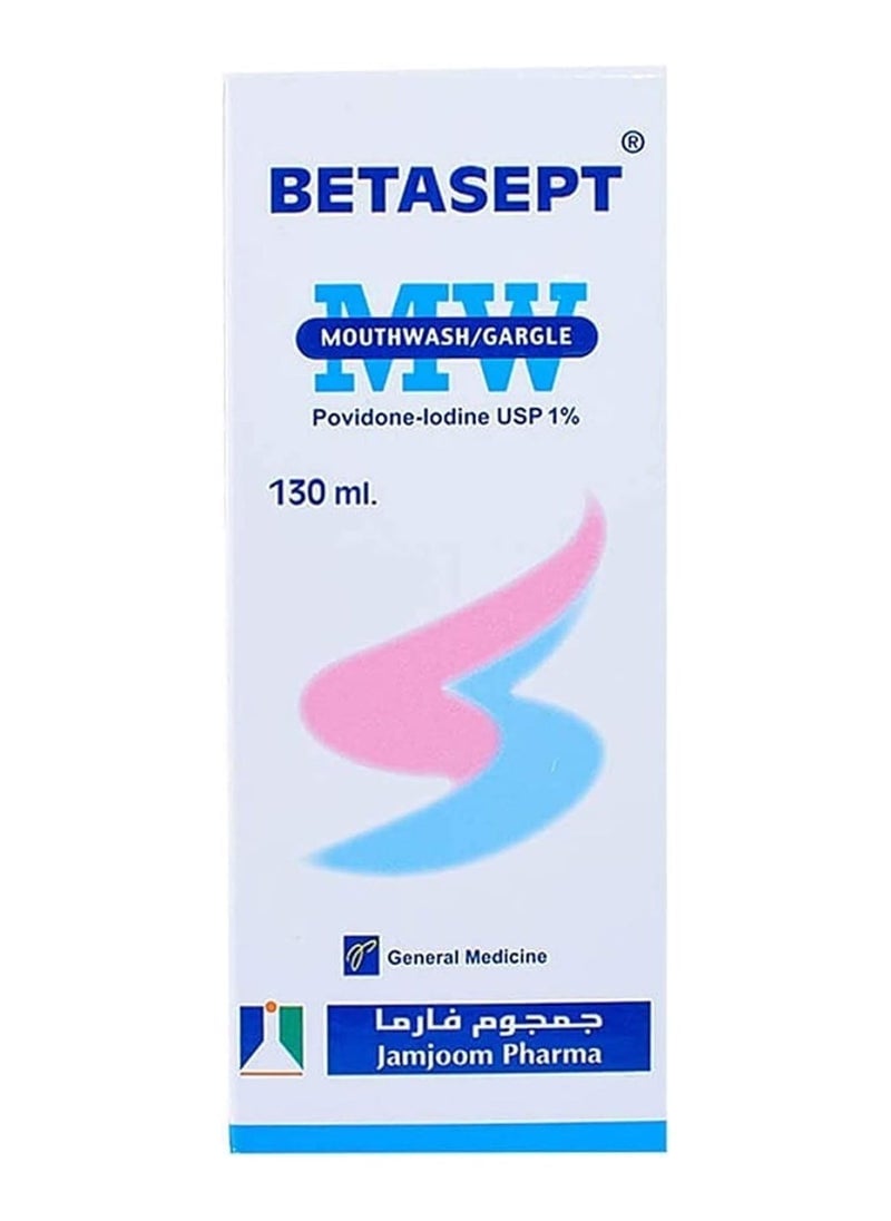 Betasept  Mouthwash Povidone-Iodine 1% 120 Ml