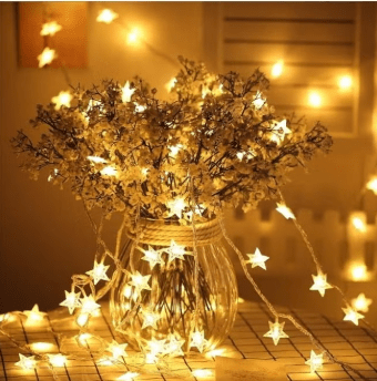 USB LED Star Light For Decoration String Twinkle Garlands 3m