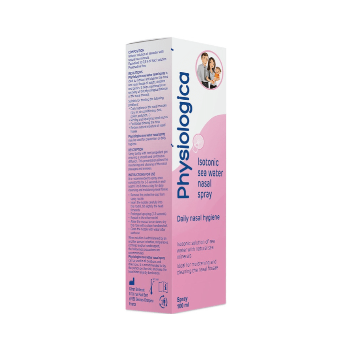 Physiologica Isotonic Sea Water Nasal Spray 100Ml