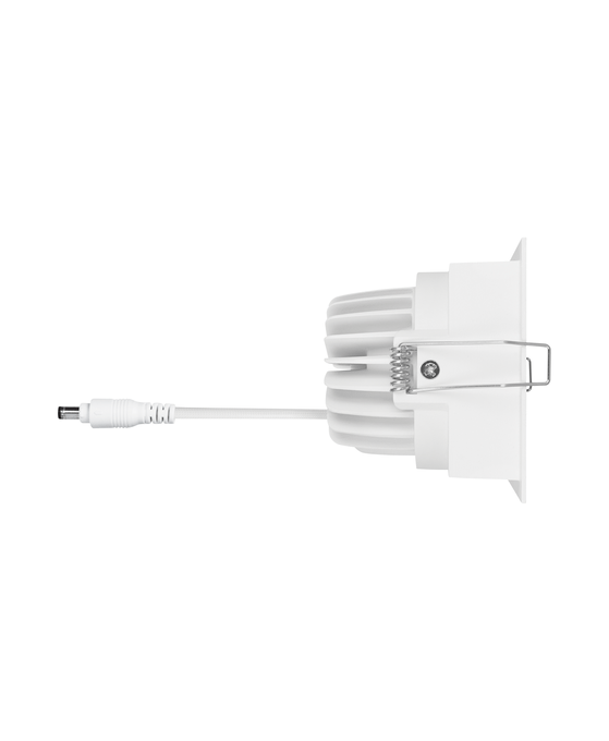 Ledvance 8W LED Spot Square Darklight Adjustable 3000K Recessed Spotlight
