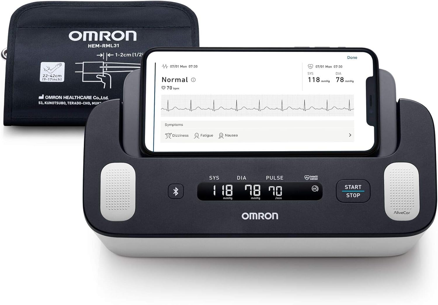Omron Complete (Hem-7530T-E3)Bp Moniter+Ecg