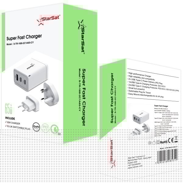 Fast Charger High-Power, Multi-Output Charging Solution for Smartphones, Tablets, and More