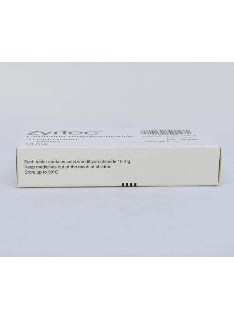 Zyr-Tec 10mg Tab 20s