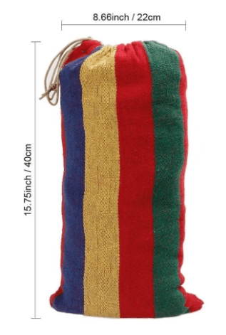 Outdoor Garden Camping Hammock with Hanging Ropes and Storage Bag NO: hammock 01