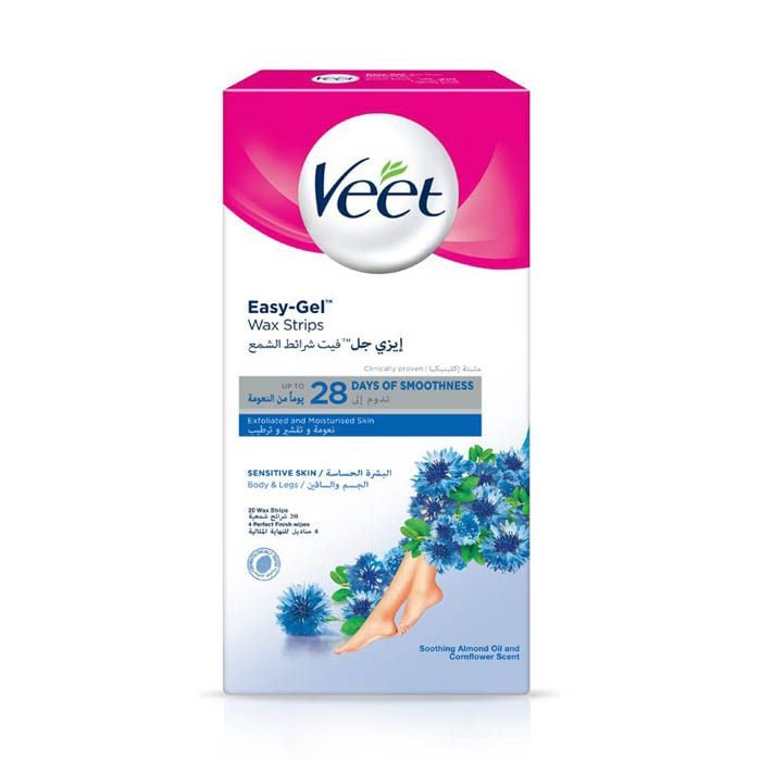 Veet Coldwax Strips Sensitive 20'S