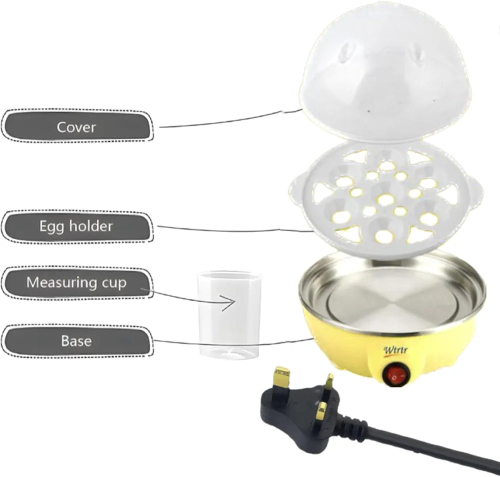 Cooker,Multifunctional Egg Boiler Electric, Egg Steamer Maker, Egg Cooker Rapid with Auto Shut Off Feature Judith