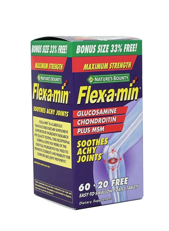 NATURE'S BOUNTY Flexamin Max Strength Tablets 60 Plus 20s