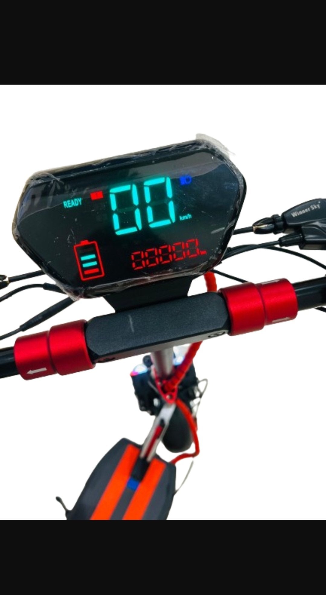 Sky E10 Pro (Plus) Electric Scooter – Powerful Motor, Excellent Speed, 35-40Km Range With A 48V13Ah Battery, Big Digital Display, Bluetooth, 10" Off-Road Tires, Foldable E Scooter, Includes Free Helmet, Toolkit, Safety Belt, Lock, Pump & Mobile Holder
