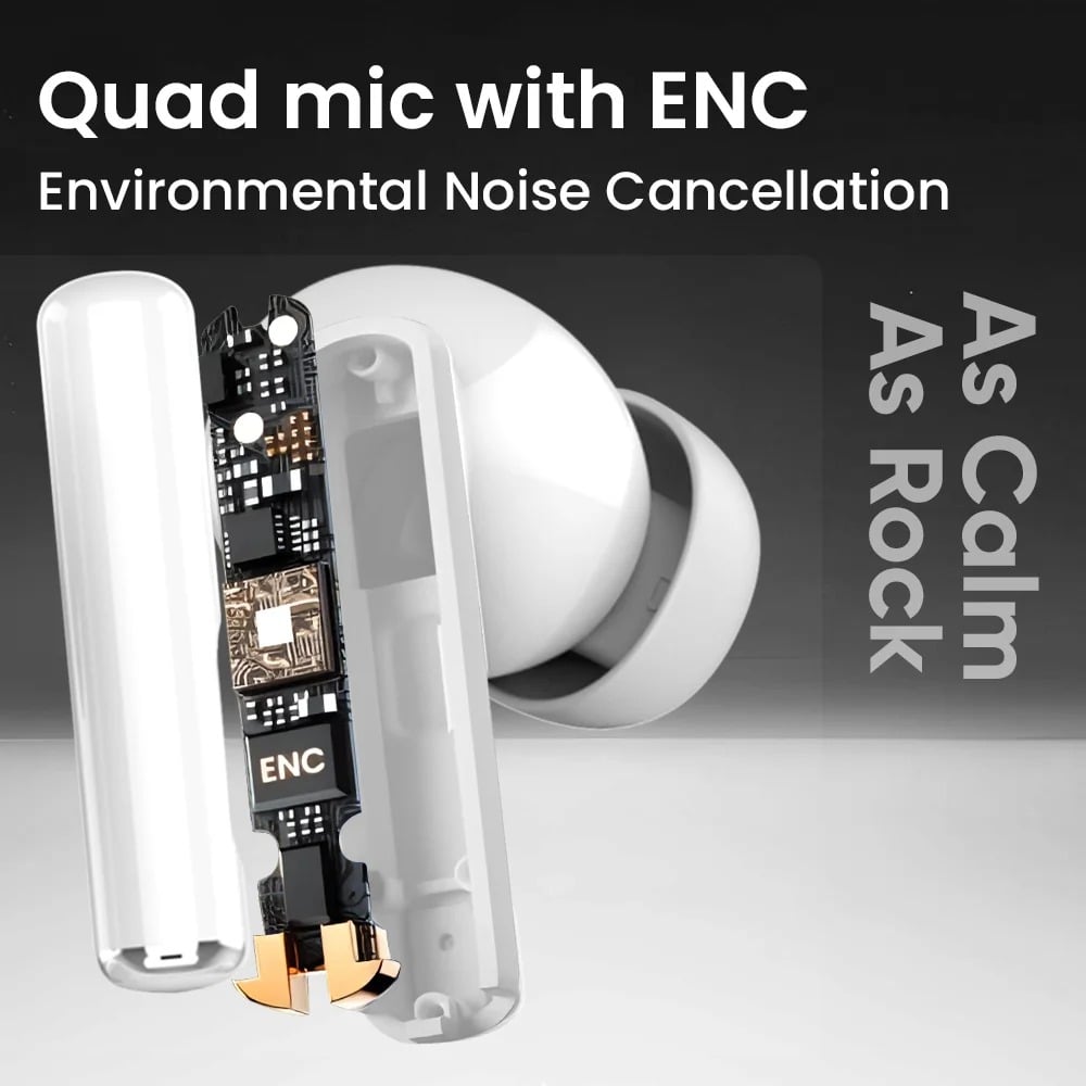 iCruze Aura TWS Earbuds (White)