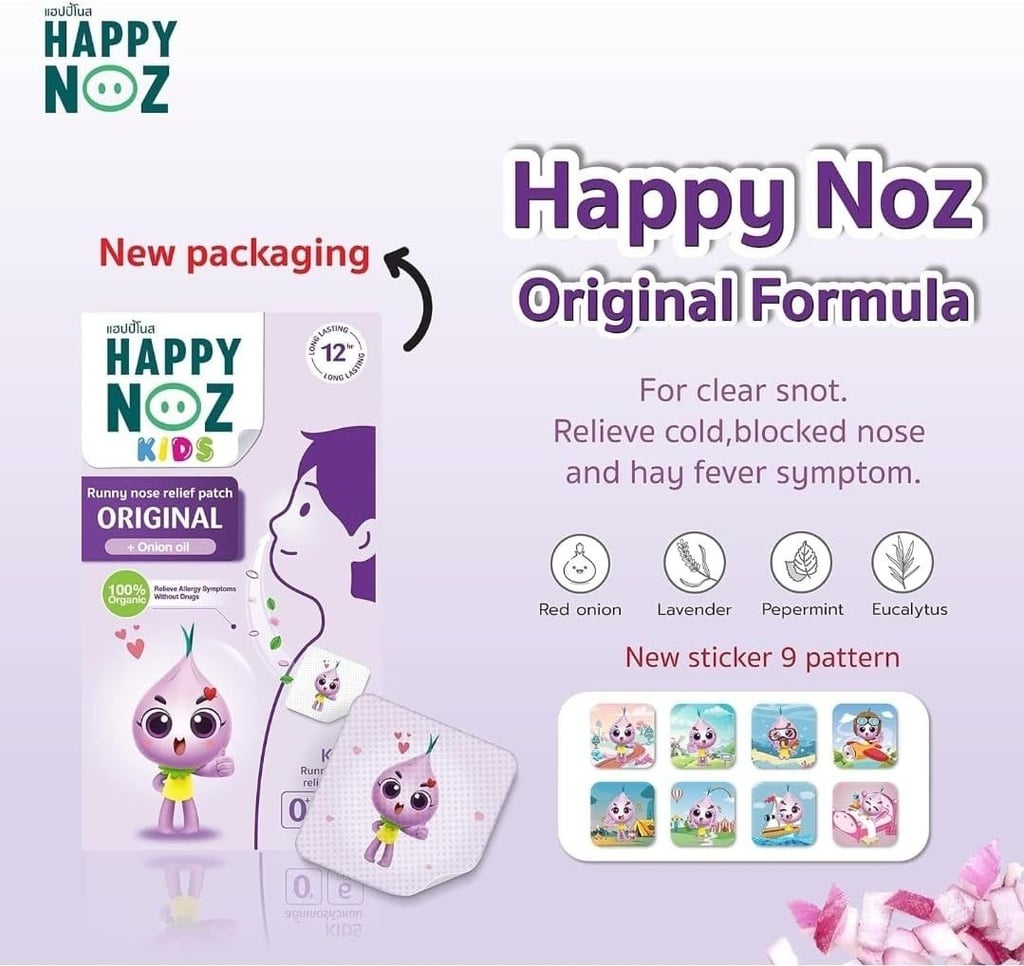 Happy Noz Original Patch (Purple) – Dino Collection – Kids