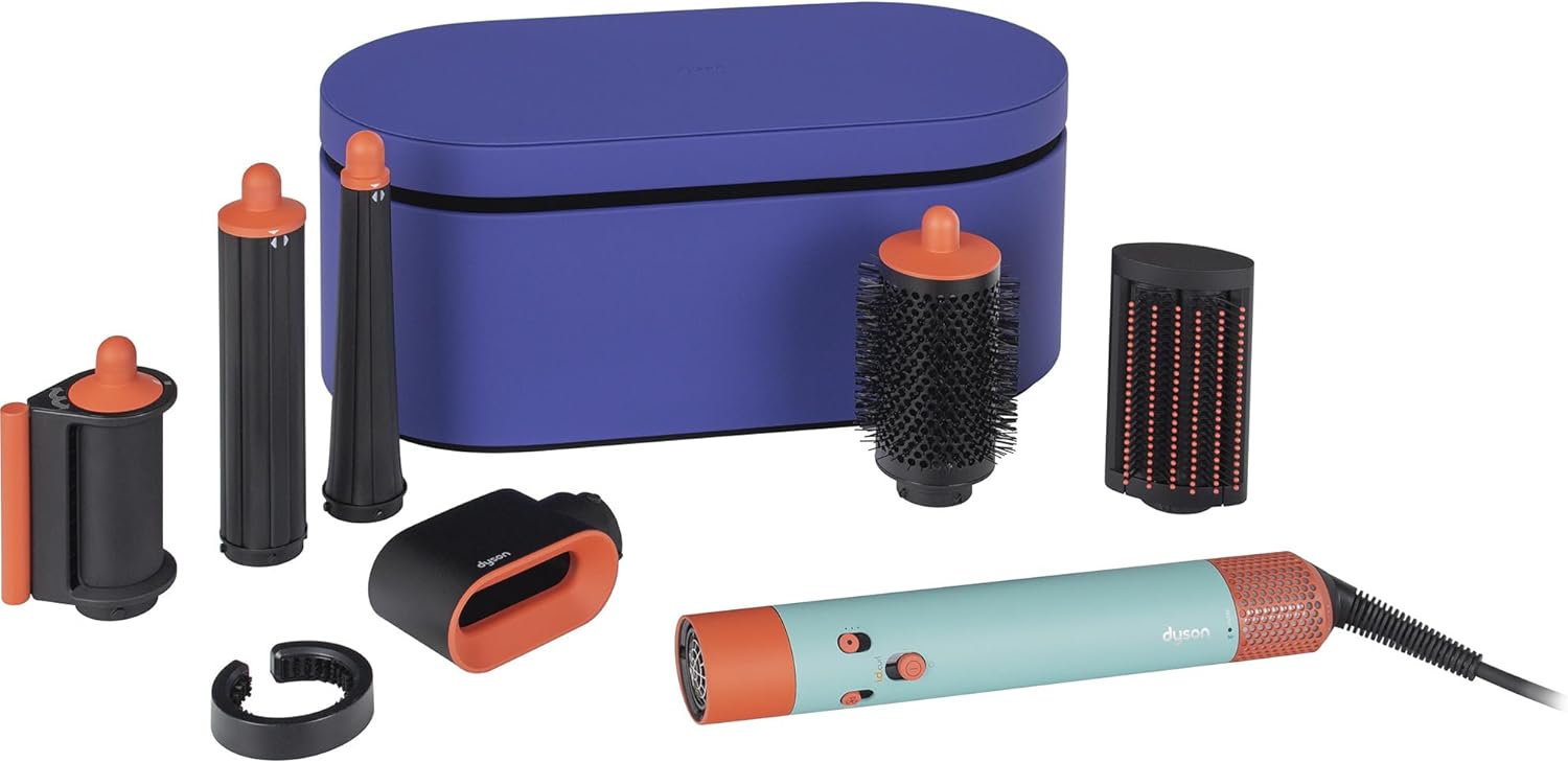Dyson Airwrap Ceramic Hair Styler Straight + Wavy Patina Topaz - International Version