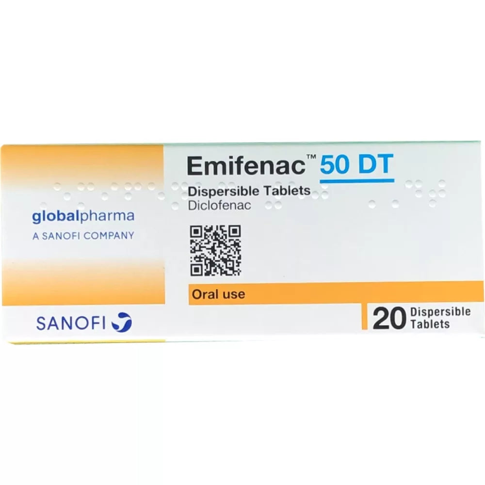 Emifenac Dt 50Mg Tab 20S
