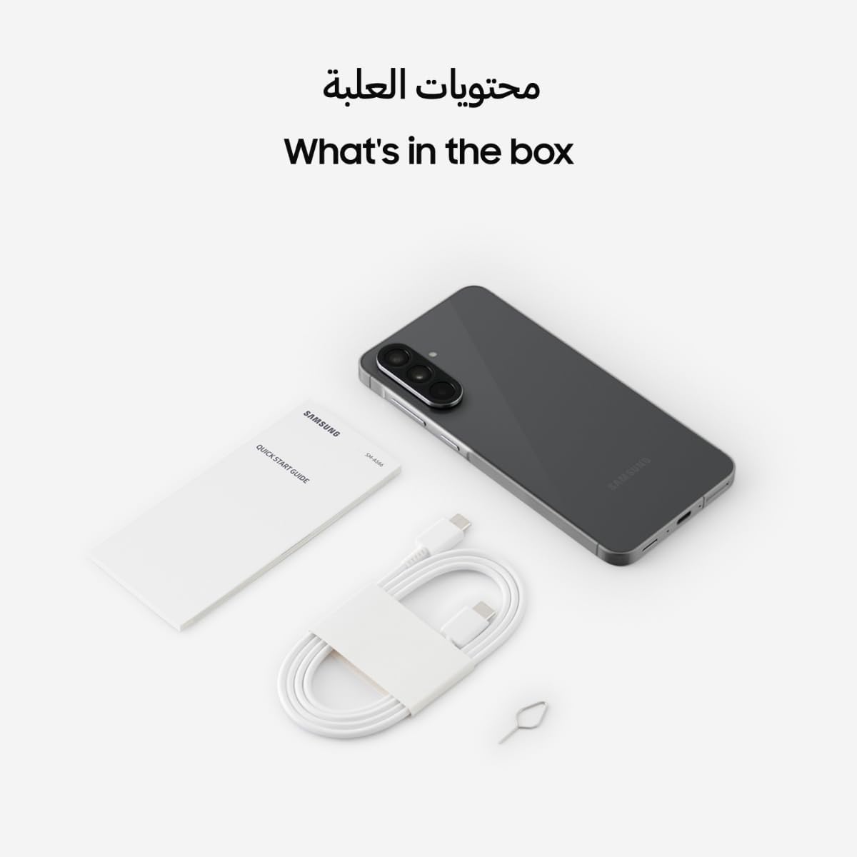 Samsung Galaxy A56 5G, Android Smartphone, 256GB Storage, 8GB RAM, Awesome Graphite, 6x OS Upgrades, Large Display, Long Battery Life (UAE Version)