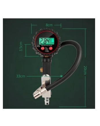 Digital Tire Inflator with Pressure Gauge for Heavy Duty