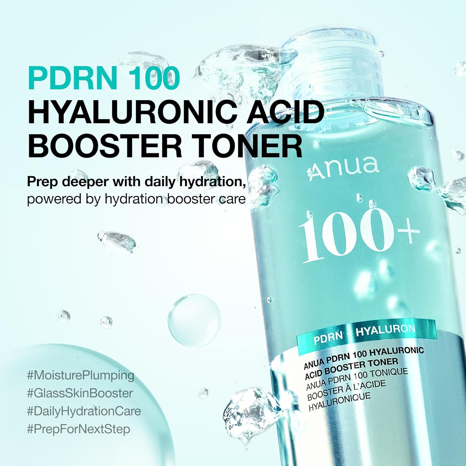 PDRN 100 Hyaluronic Acid Booster 250ml Hydrating Toner