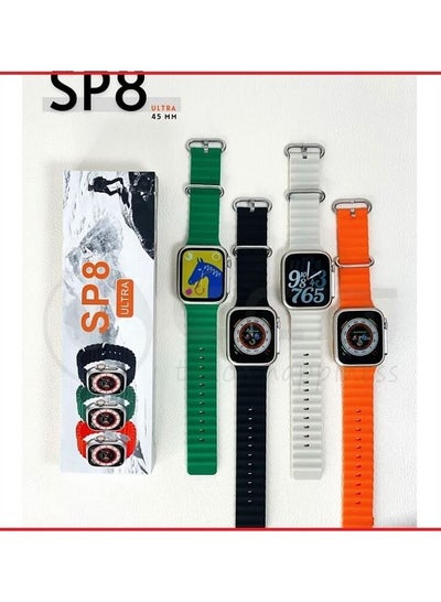 SP8 Ultra SmartWatch, Best Multimedia Watch For Men Women 45mm Space Aluminum Case Fun and Game’s Bluetooth Call