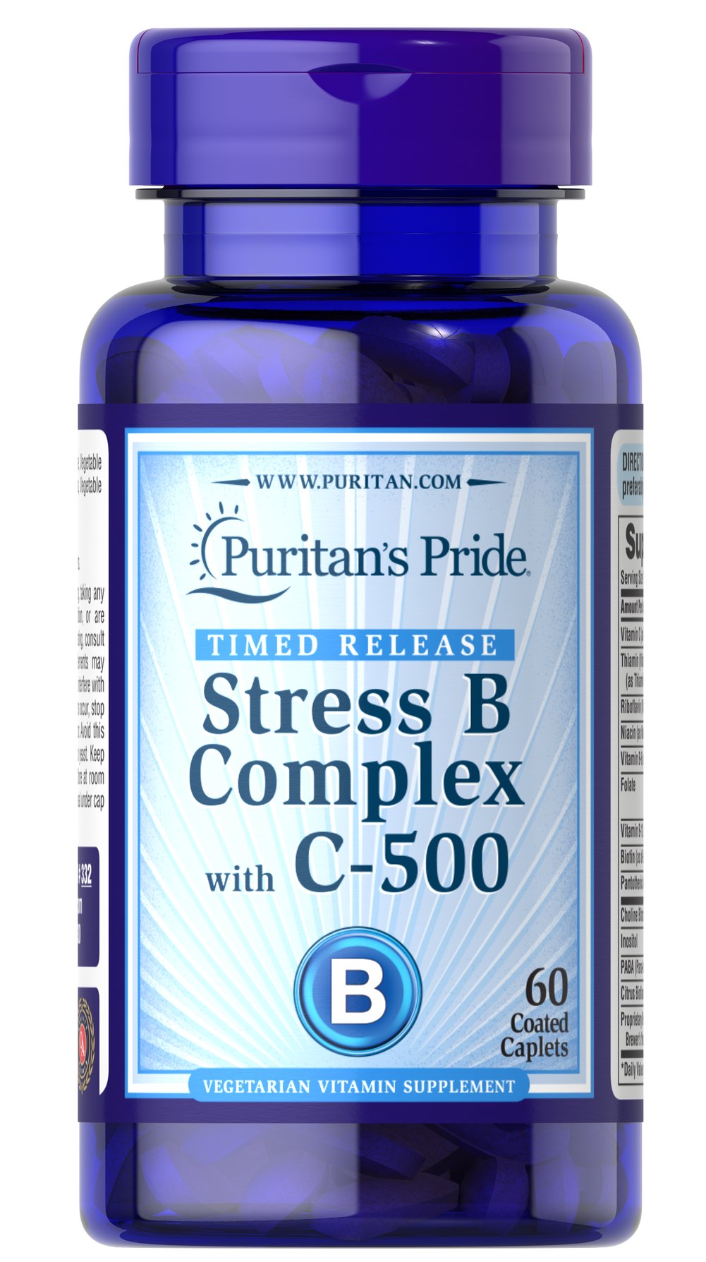 فيتامين ب المركب من Puritans Pride Stress B Complex 60S