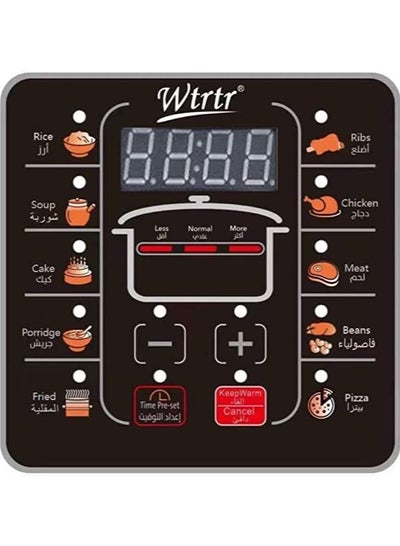 9L Stainless Steel Multifunctional Electric Pressure Cooker Rice Cooker WTR-9007 1350W