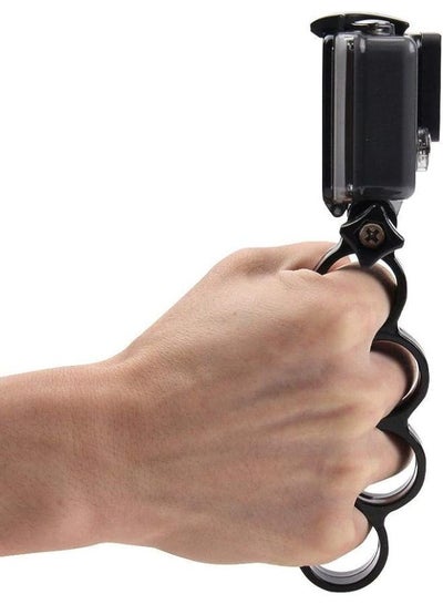 Handheld Plastic Knuckles Fingers Grip Ring Monopod Tripod Mount with Thumb Screw for GoPro