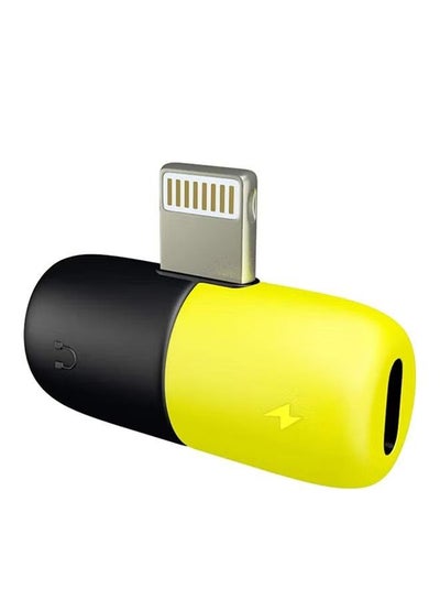 Lightning Adapter Splitter - 2 in 1 Charger and Lightning to 8 Pin Lightning Headphone Jack Adapter Splitter Adapter Earphone Cable Converter Phone Converter