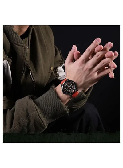 ساعة يد Naviforce للرجال رياضية موديل NF9204N نايلون مقاومة للماء