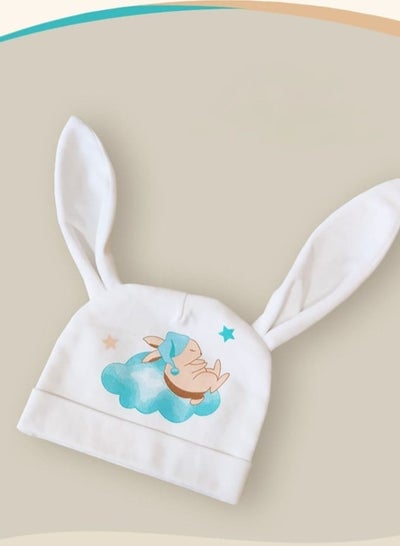 Baby Giftset for Newborn with Rompers and wooden toys in Cute Suitcase in Bunny Theme for Girls and Boys