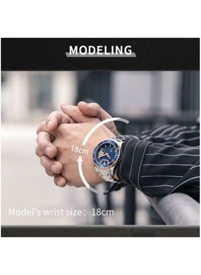 NAVIFORCE NF9191 Men's Classic Stainless Steel Luminous Analog Casual Watch
